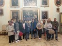 Un gruppo in visita a Palazzo Comunale